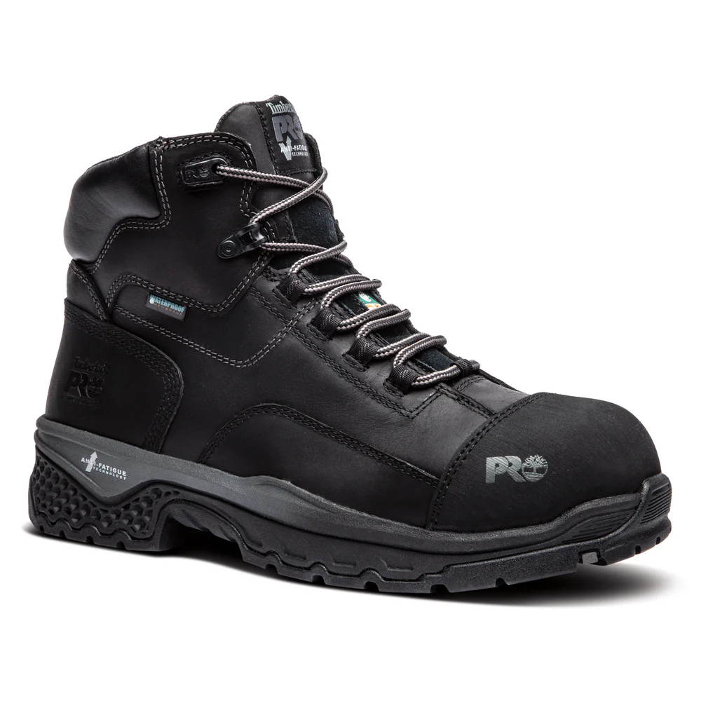 6IN. BOSSHOG COMPOSITE TOE WATERPROOF BOOT - 001-Black Charcoal | Timberland PRO TB0A1XJP