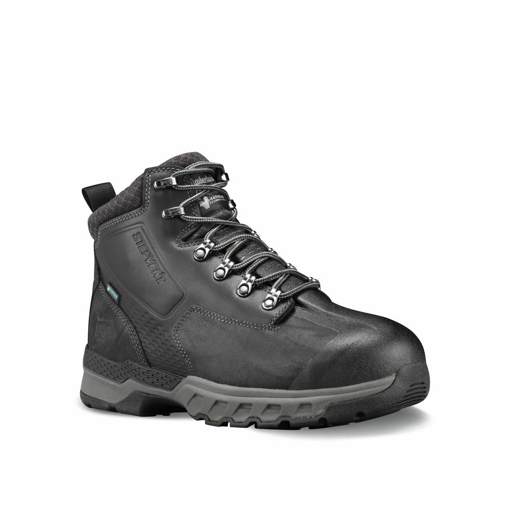 6IN. DOWNDRAFT ALLOY SAFETY TOE WATERPROOF BOOT - 001-Black | Timberland PRO TB0A1S3D