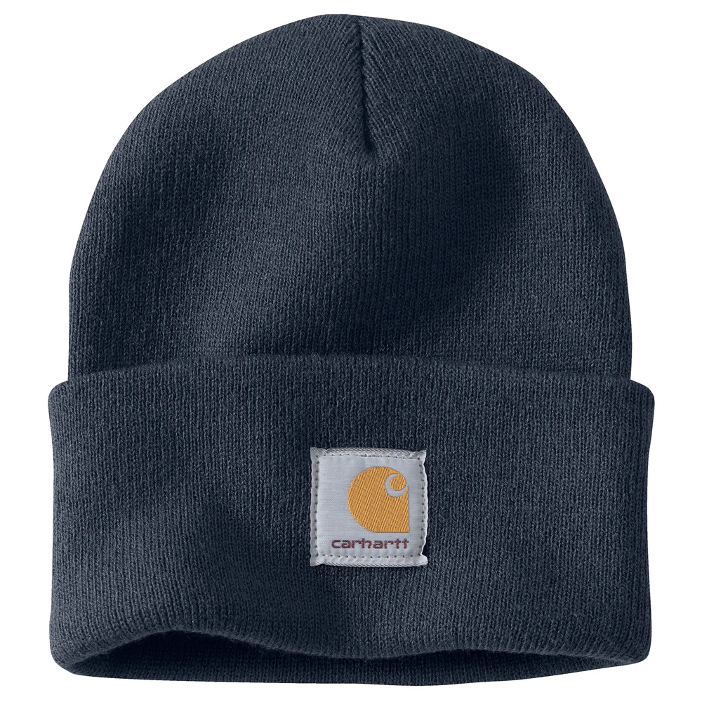 Knit Cuffed Beanie - NVY-Navy | Carhartt A18