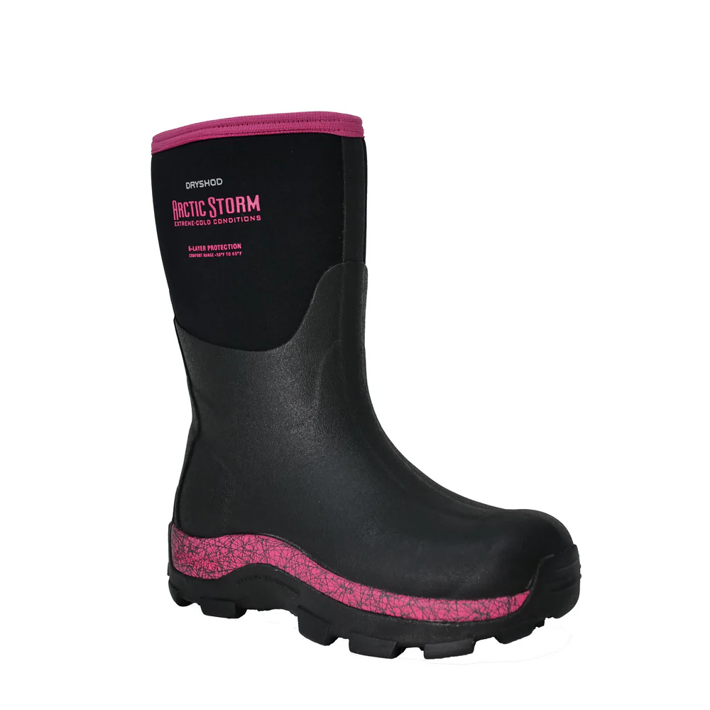 ARCTIC STORM MID EXTREME-COLD BOOT - PN-Black &amp; Pink | Dryshod ARSWMPN - Image 3