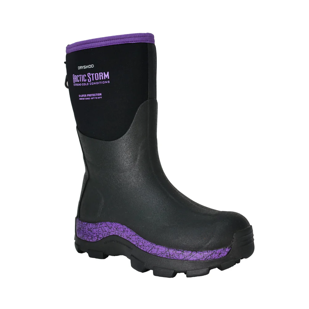 ARCTIC STORM WINTER MID BOOT - PP-Black &amp; Purple | Dryshod ARSWMPP - Image 3