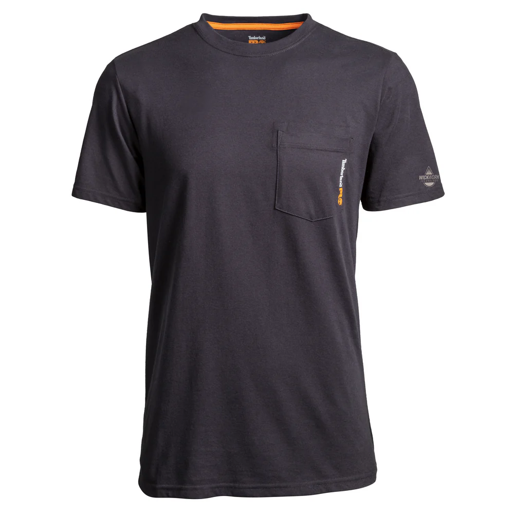 BASE PLATE BLENDED SHORT SLEEVE T-SHIRT - 434-Dark Navy | Timberland PRO TB0A1HNS