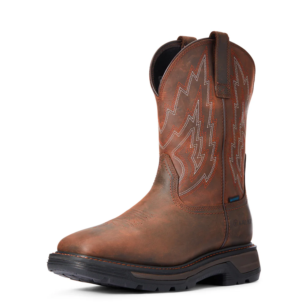 BIG RIG H2O WORK BOOT - 200-Brown | Ariat 10033991