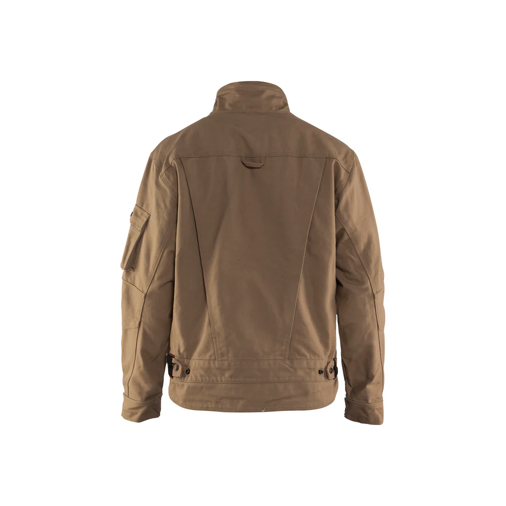 BRAWNY CANVAS JACKET - 2800-Antique Khaki | Blaklader 40621320 - Image 2