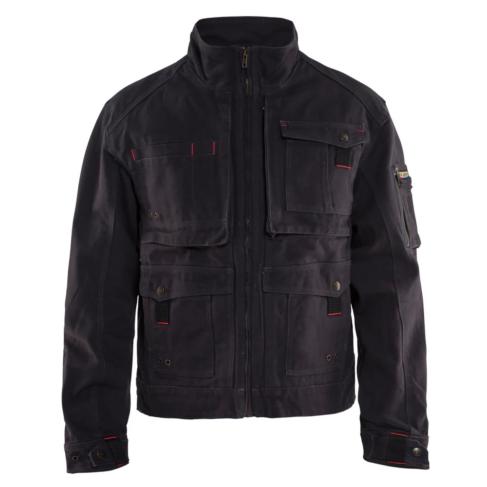 BRAWNY CANVAS JACKET - 8300-Steel Blue | Blaklader 40621320
