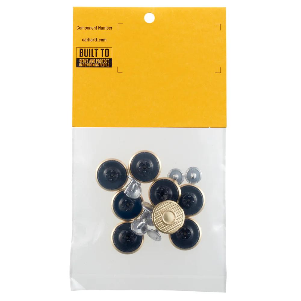 Button Kit - BRS-Brass | Carhartt 105515