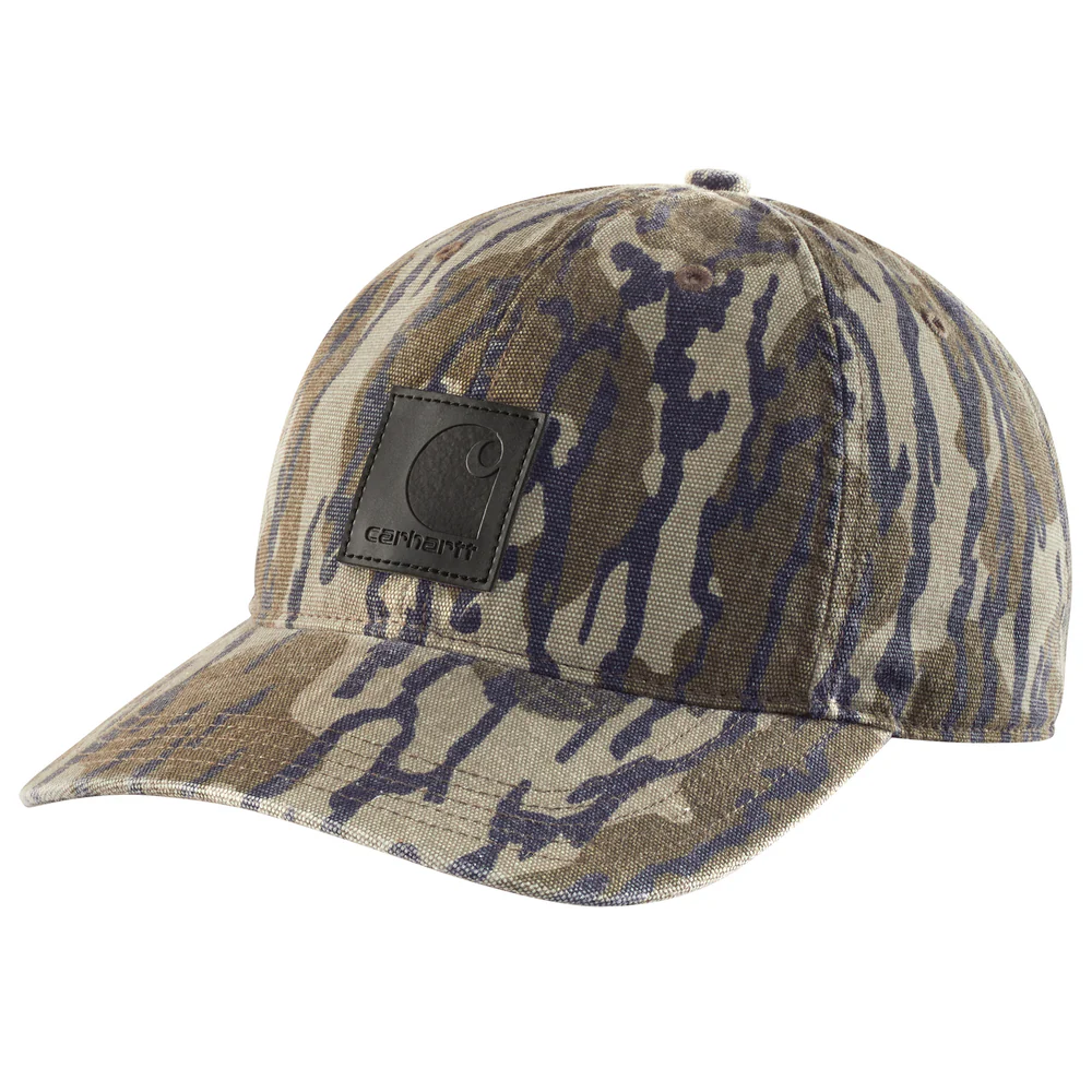 Canvas Camo Cap - G47-Mossy Oak Bottomland Camo | Carhartt 105522 - Image 2