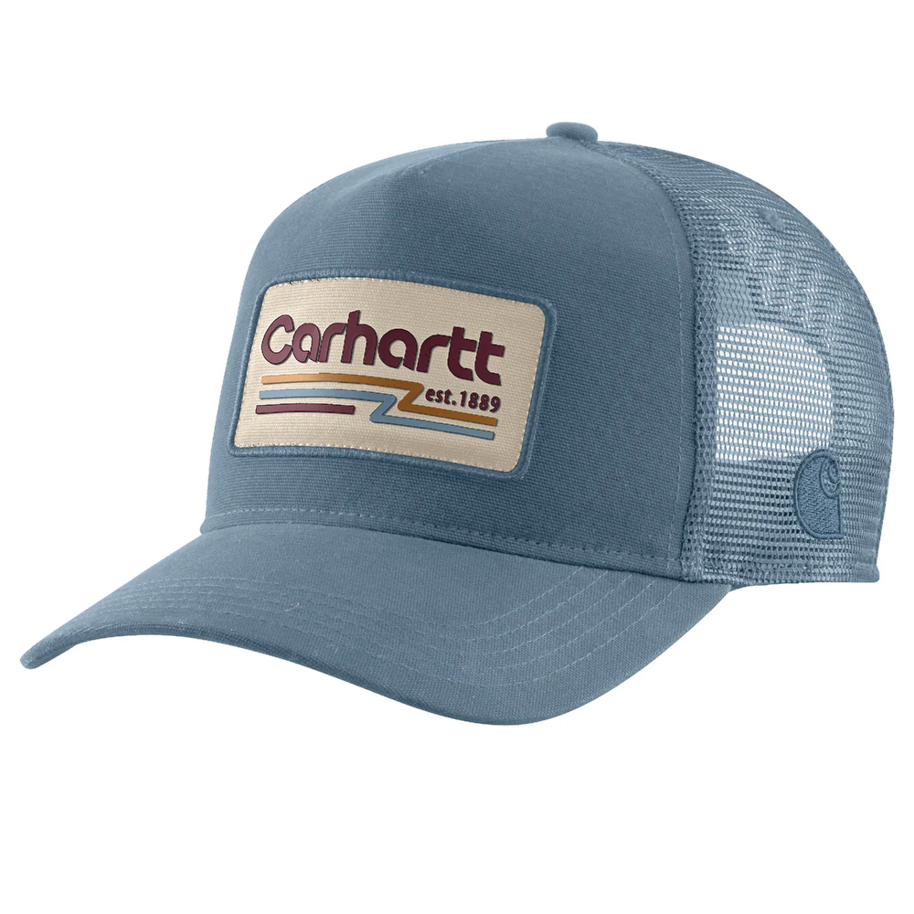Canvas Mesh-Back 1889 Patch Cap - HG7-Thundercloud | Carhartt 106342 - Image 2