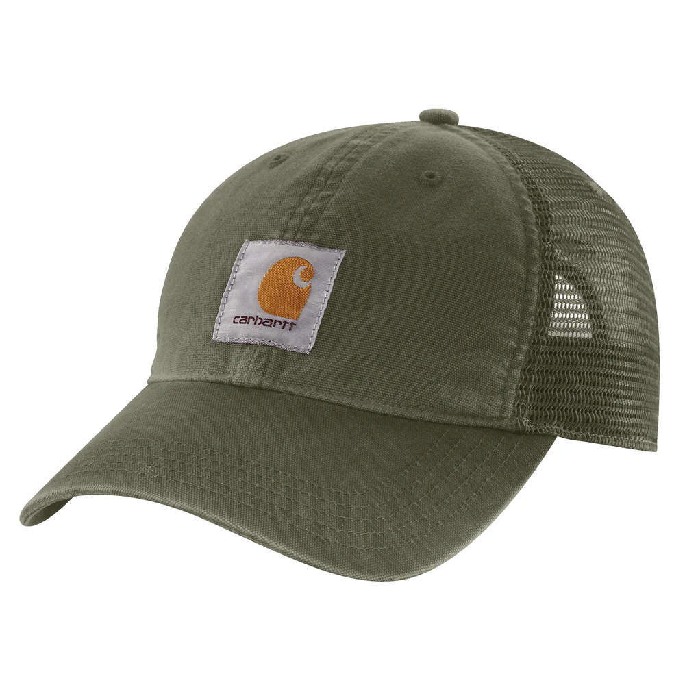 Canvas Mesh-Back Cap - G72-Basil | Carhartt 100286 - Image 2