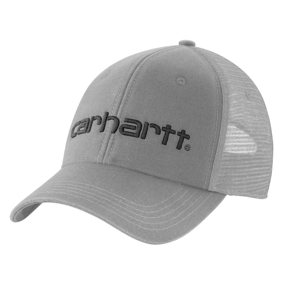 Canvas Mesh-Back Logo Graphic Cap - E58-Asphalt-Black | Carhartt 101195
