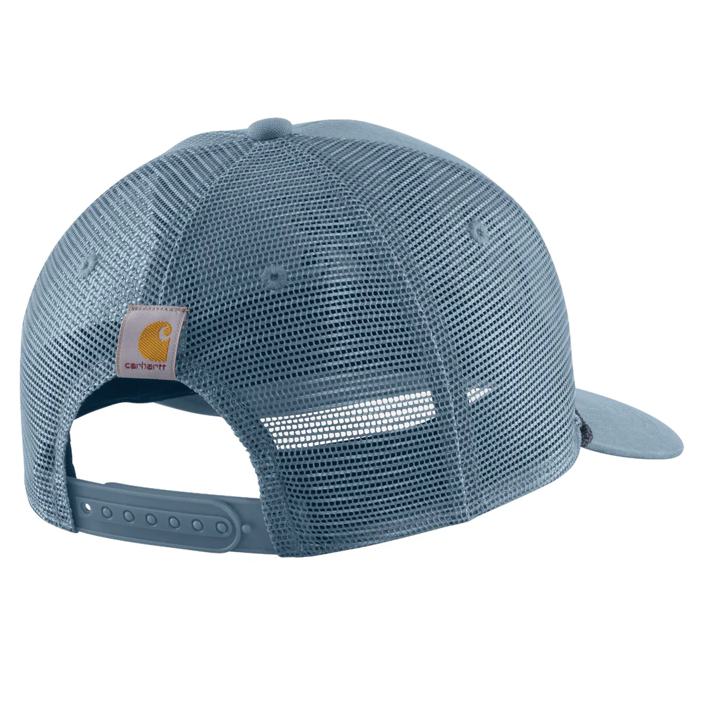 Canvas Mesh-Back Script Cap - HG7-Thundercloud | Carhartt 106344