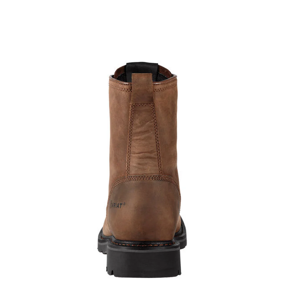 CASCADE 8-INCH WIDE SQUARE STEEL TOE BOOT - 200-Brown | Ariat 10011917 - Image 3