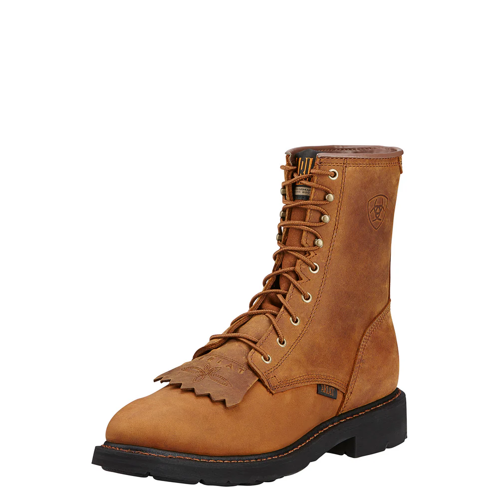 CASCADE 8-INCH WORK BOOT - 200-Brown | Ariat 10002418
