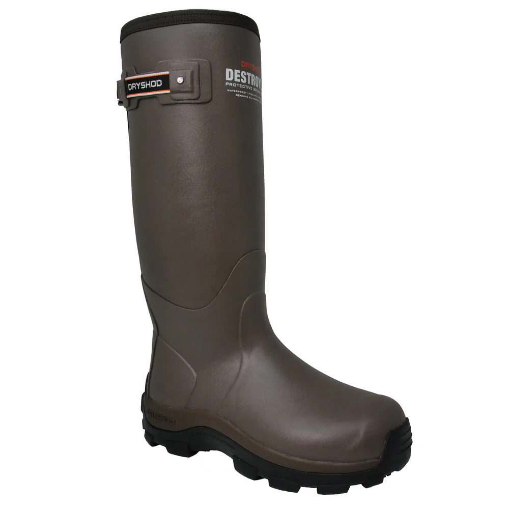 DESTROYER BRUSH BOOT WITH GUSSET - KH-Khaki | Dryshod DSGMHKH - Image 3