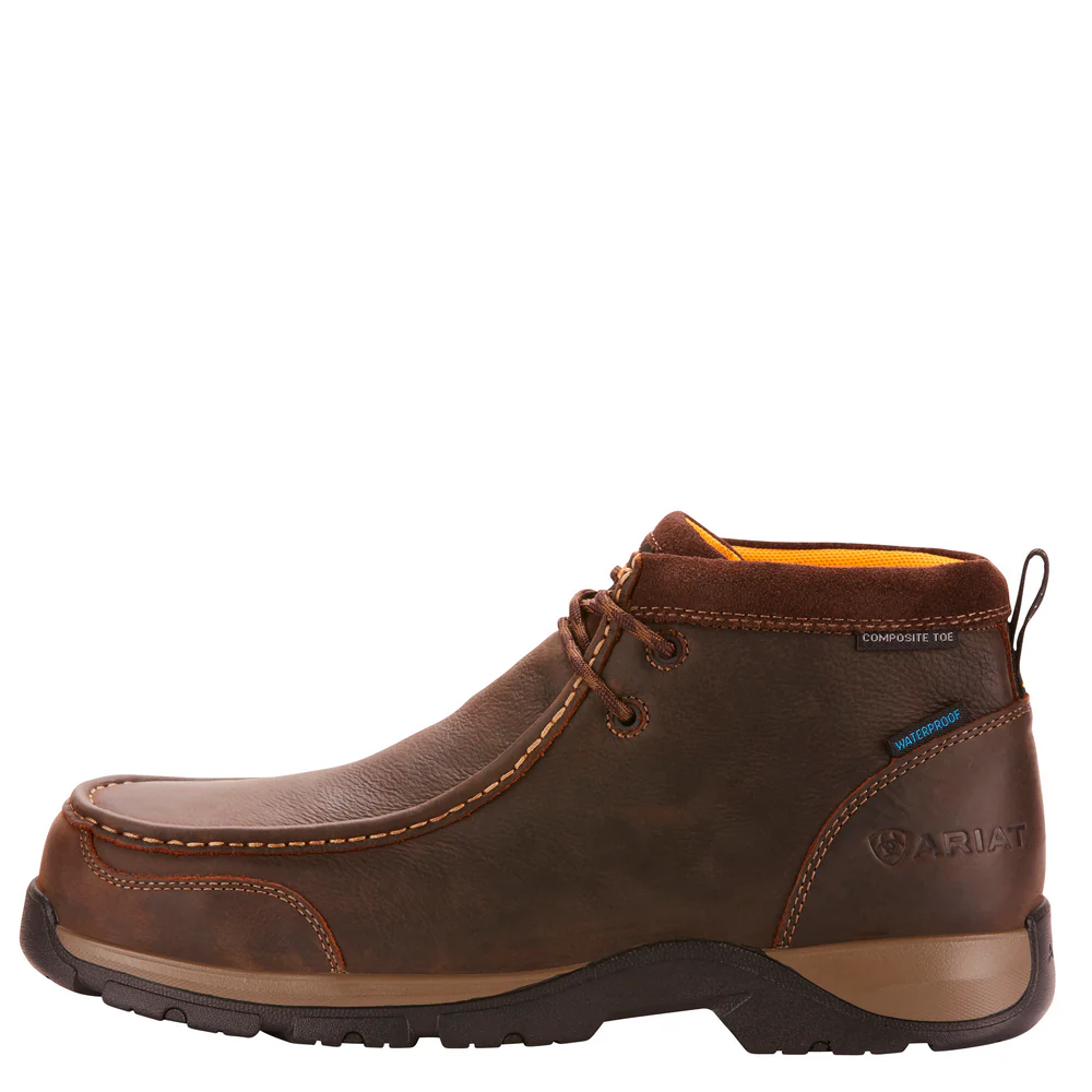EDGE LTE MOC H2O COMPOSITE TOE BOOT - 200-Brown | Ariat 10024956 - Image 2