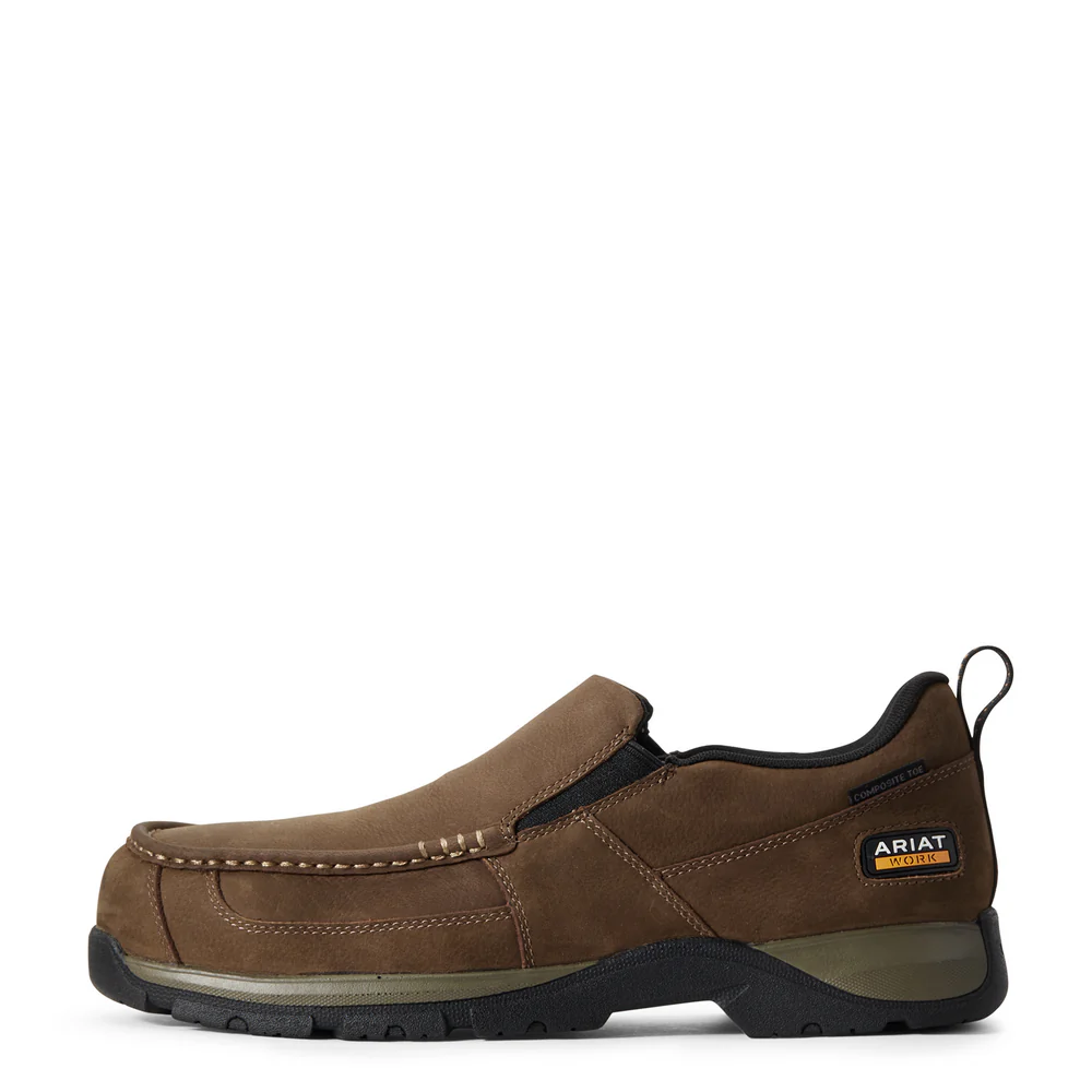 EDGE LTE SLIP-ON SD COMPOSITE TOE SHOE - 200-Brown | Ariat 10029530 - Image 2