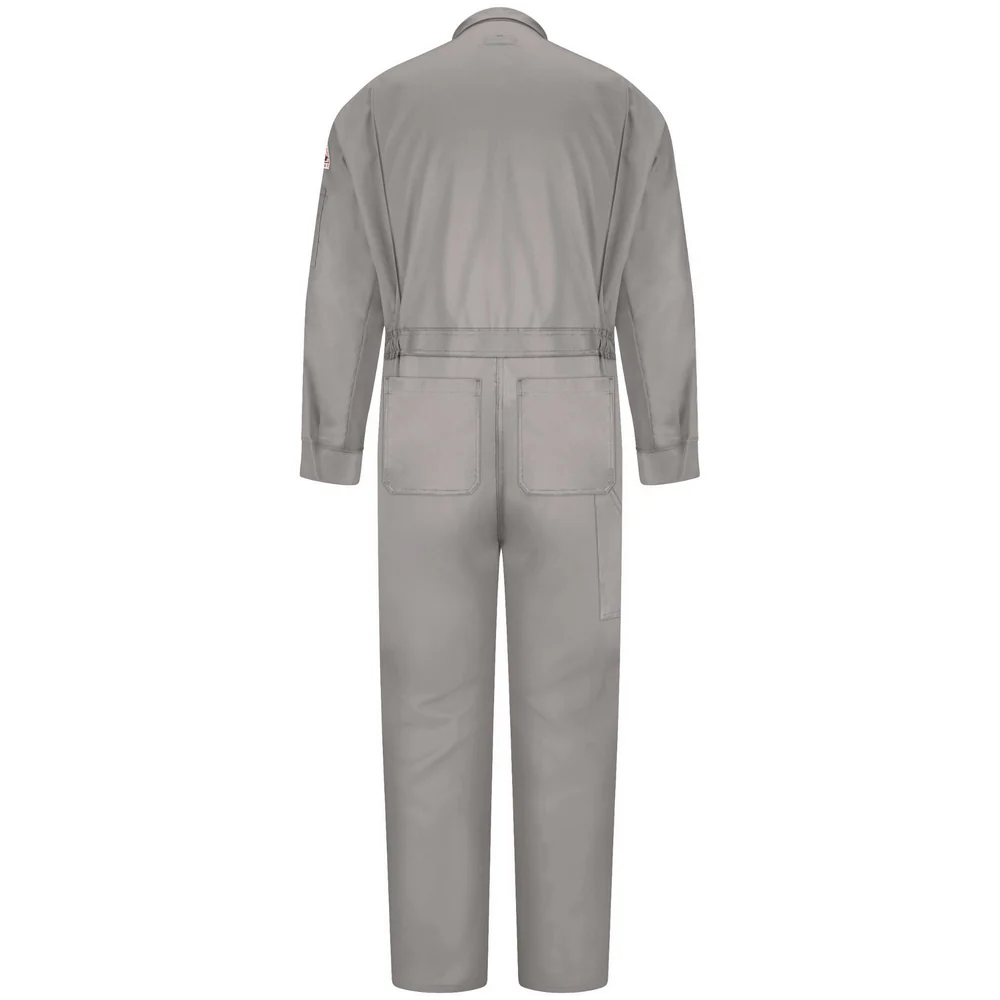 EXCEL FR COMFORTOUCH LIGHTWEIGHT DELUXE COVERALL - GY-Grey | Bulwark CLD6 - Image 2