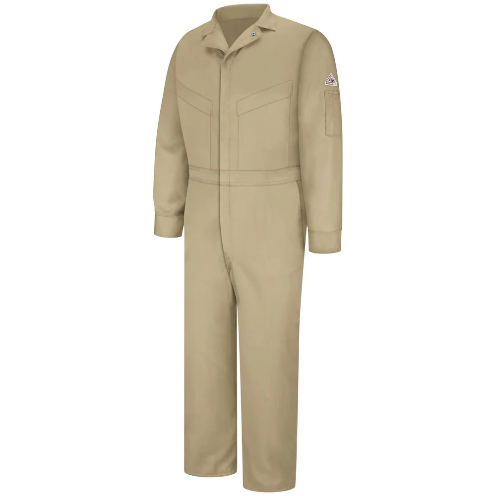 EXCEL FR COMFORTOUCH UNIFORM COVERALL - KH-Khaki | Bulwark CLD4