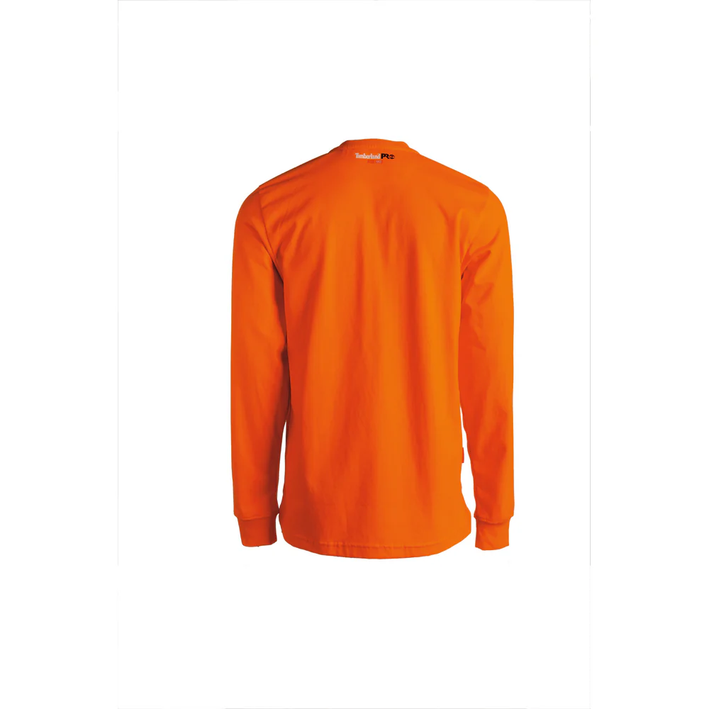 FLAME RESISTANT COTTON CORE LONG SLEEVE HENLEY WITH POCKET - Y86-Blaze Orange | Timberland PRO TB0A23P4 - Image 2