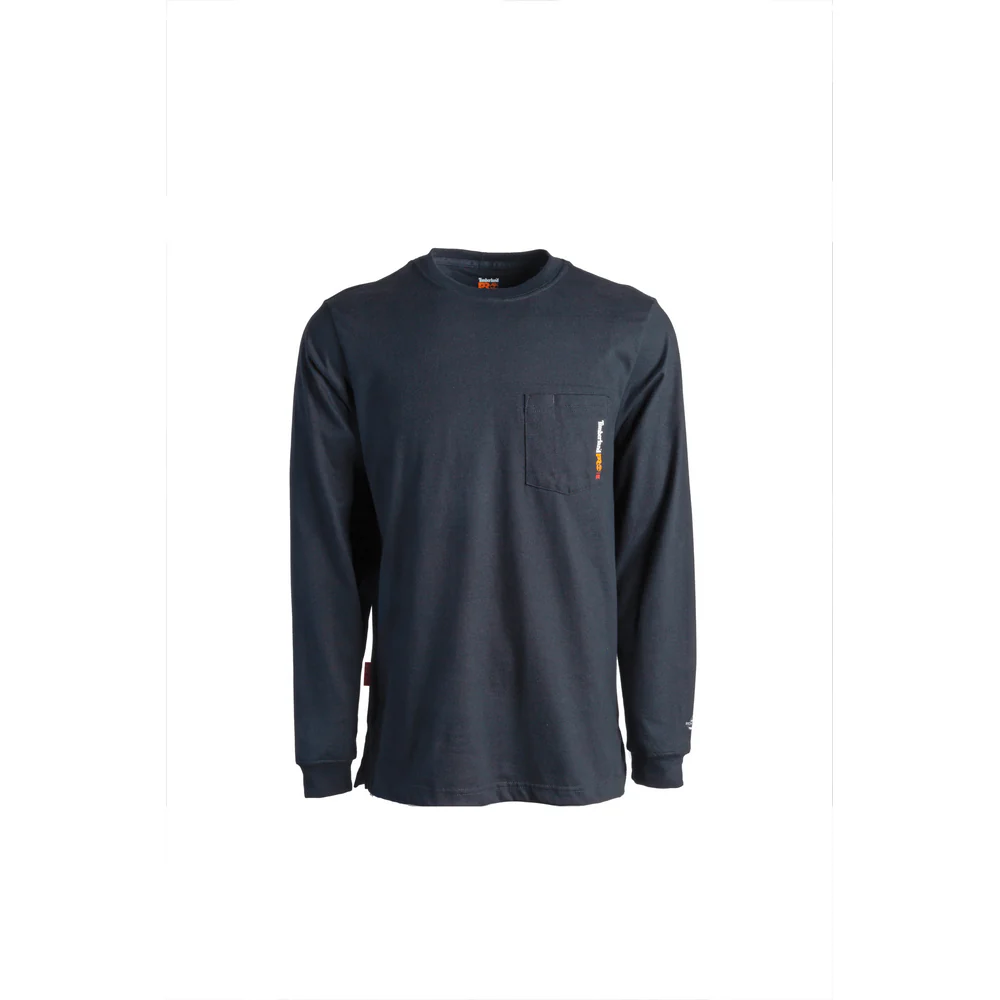 FLAME RESISTANT COTTON CORE POCKET T-SHIRT WITH LOGO - 001-Black | Timberland PRO TB0A23PF