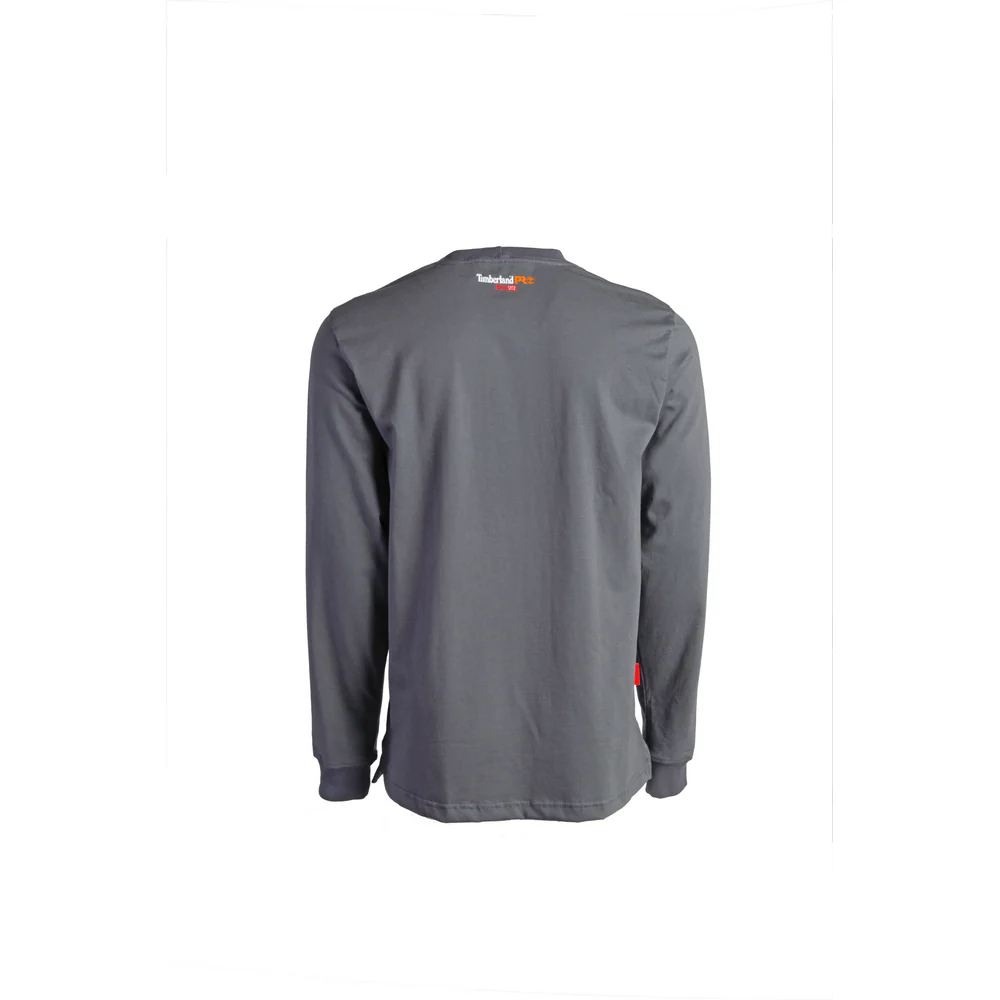 FLAME RESISTANT COTTON CORE POCKET T-SHIRT WITH LOGO - 003-Charcoal | Timberland PRO TB0A23PF - Image 2