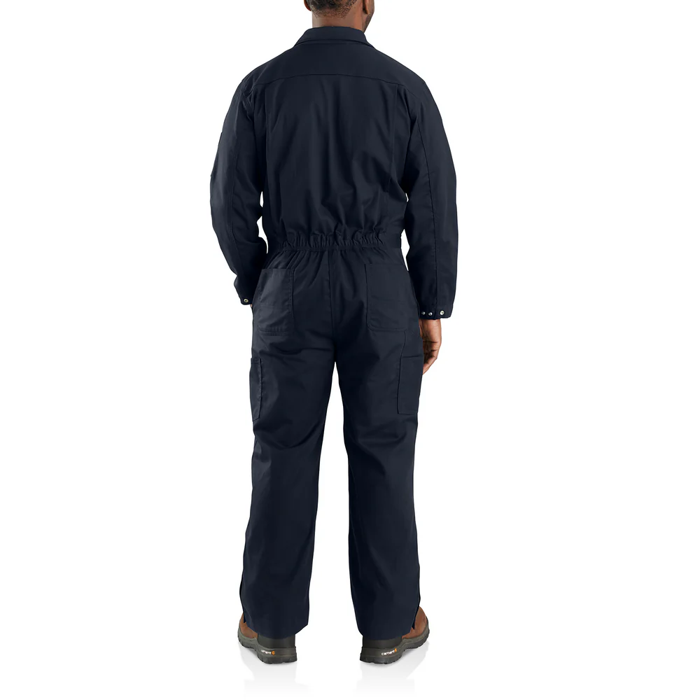 Flame Resistant Loose Fit Twill Coverall - DNY-Dark Navy | Carhartt 105016
