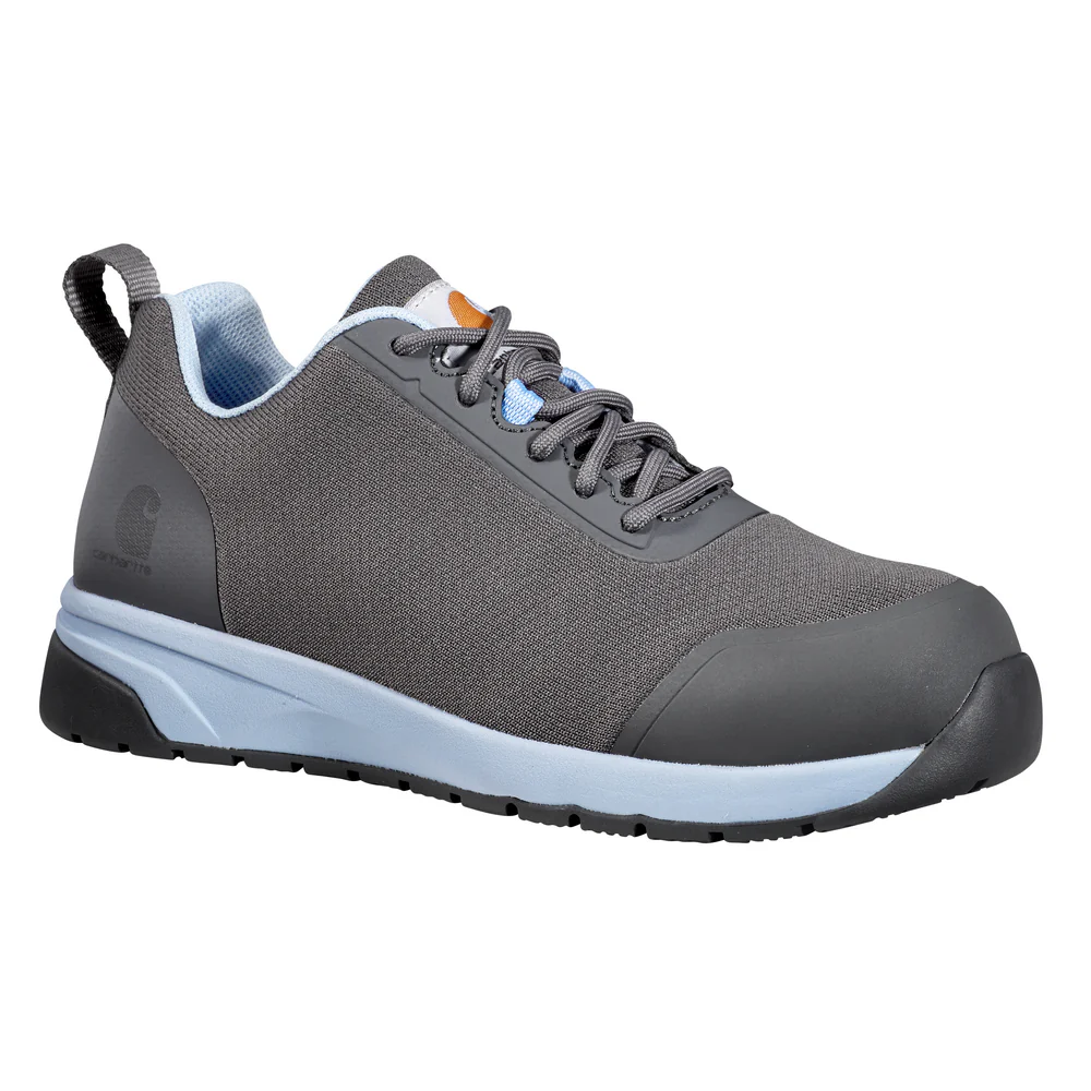 FORCE 3-INCH EH NANO TOE WORK SHOE - CHR-Charcoal/Powder Blue | Carhartt FA3482-W