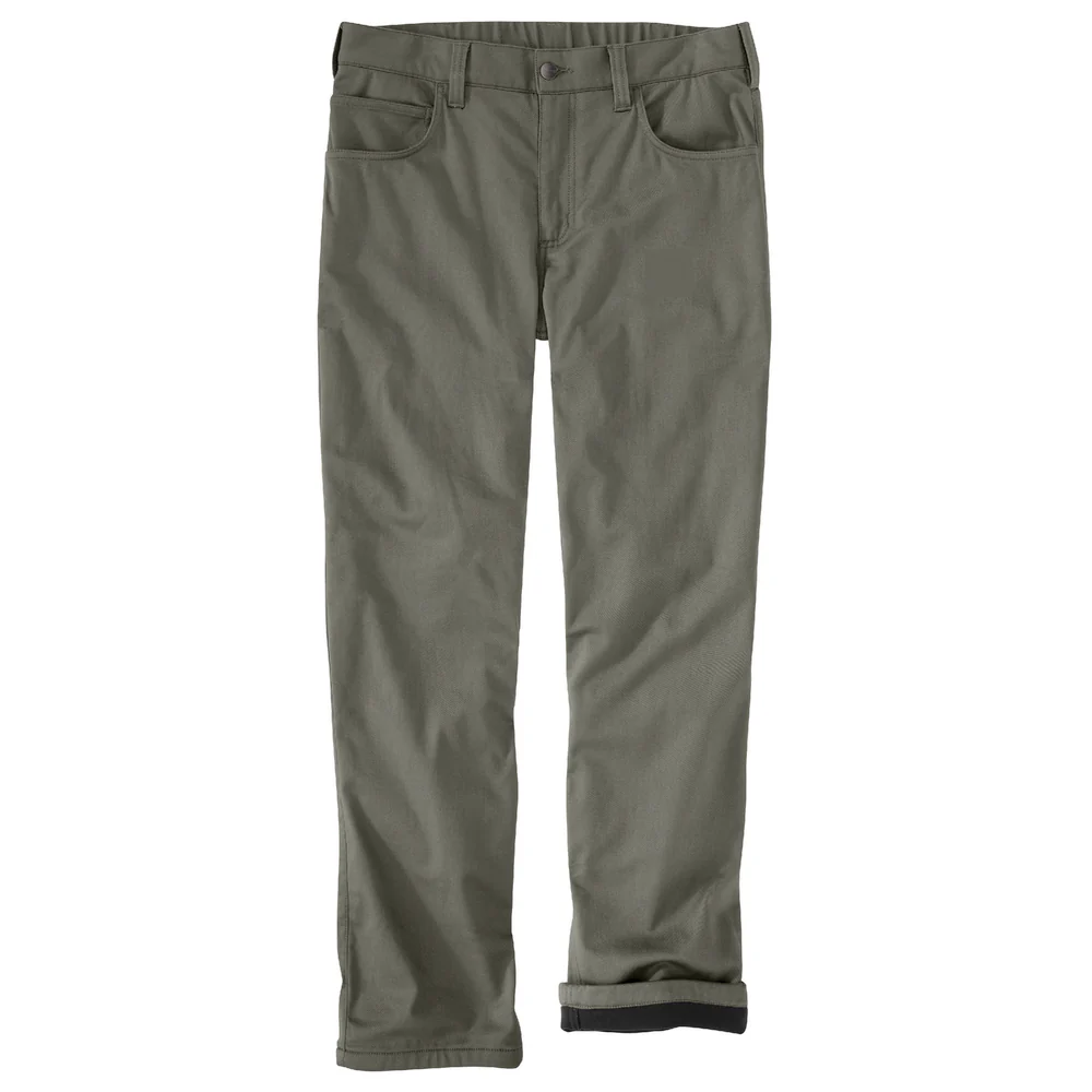 Force Relaxed Fit Lined Pant - DOV-Dusty Olive | Carhartt 106409 - Image 2