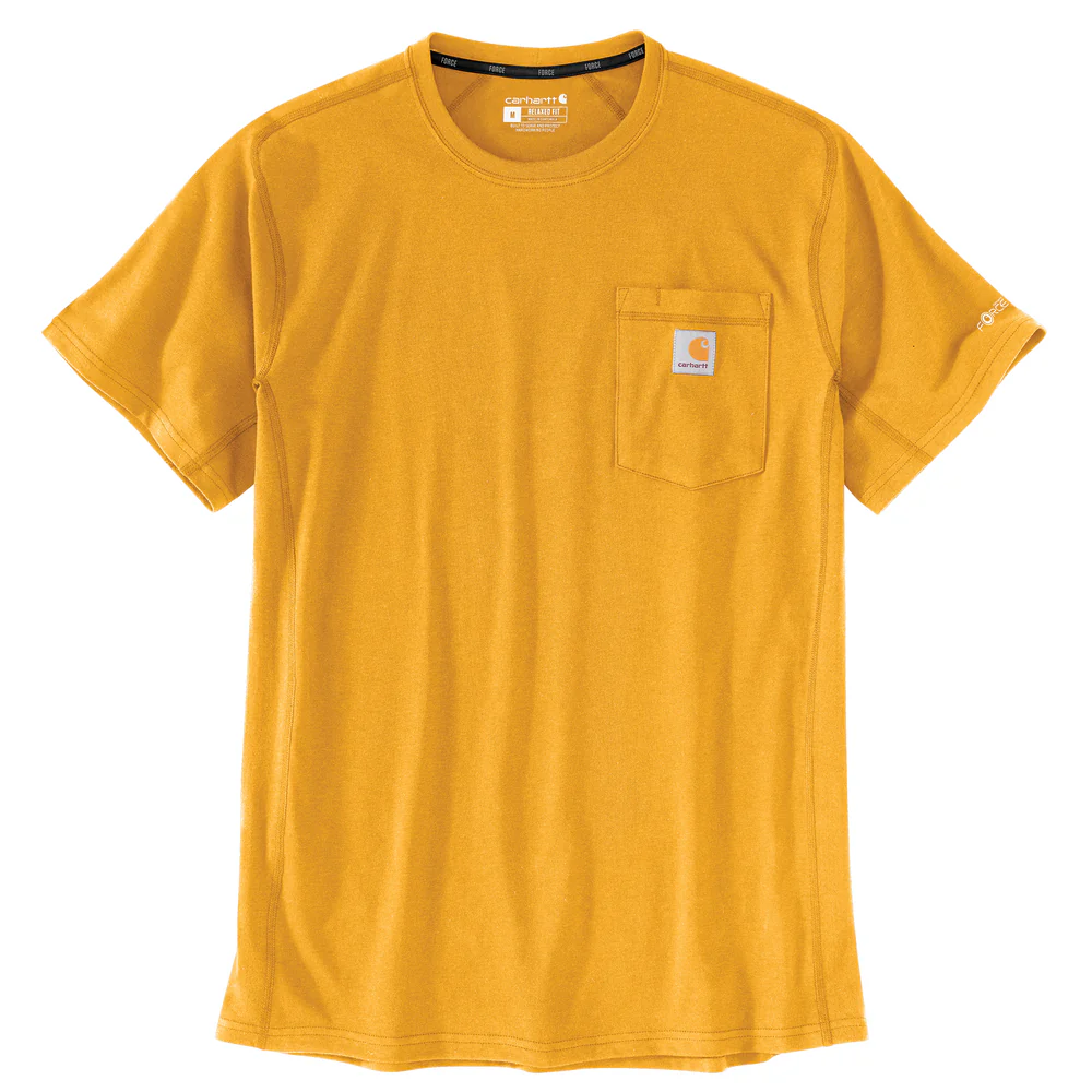 Force Relaxed Fit Midweight Short-Sleeve Pocket T-Shirt - Y55-Ray Flower | Carhartt 106652