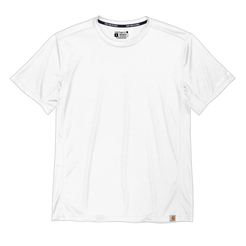 Force Sun Defender Lightweight Short-Sleeve T-Shirt - WHT-White | Carhartt 106868