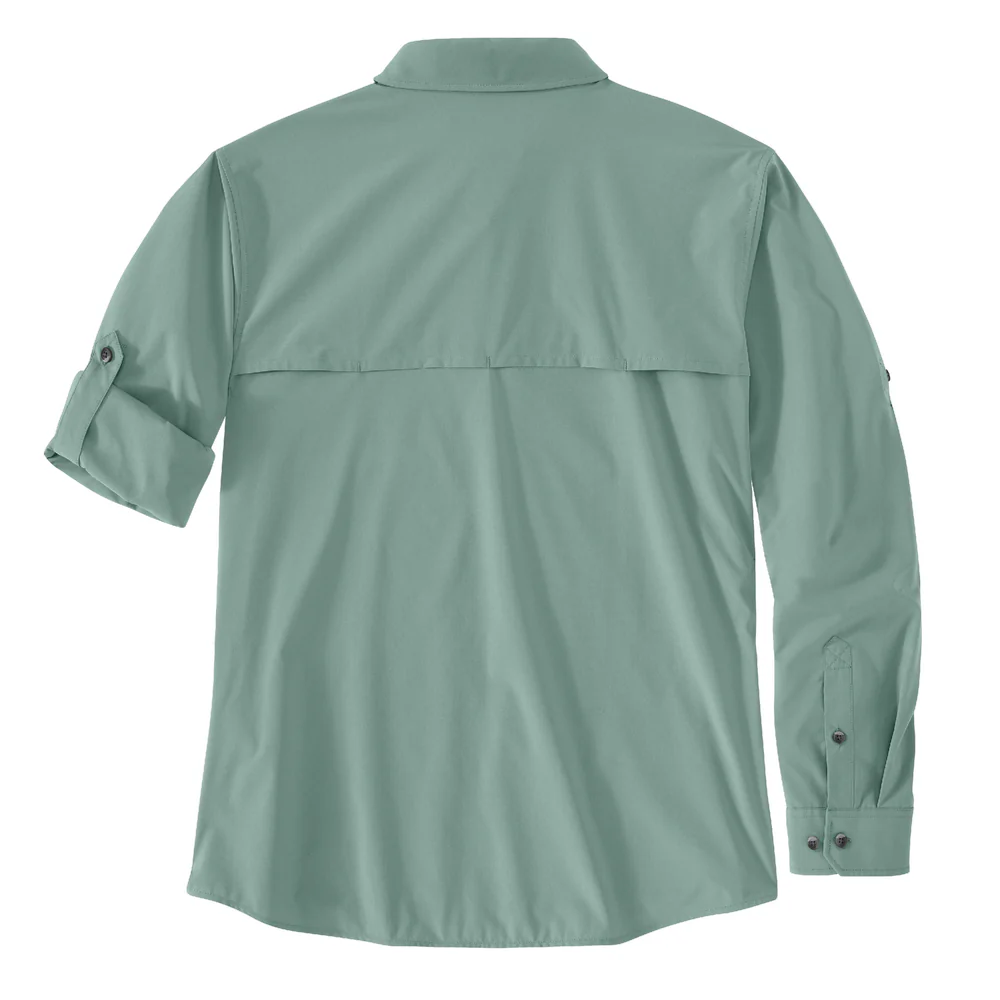 Force Sun Defender™ Relaxed Fit Lightweight Long-Sleeve Shirt - GH5-Patina | Carhartt 106552