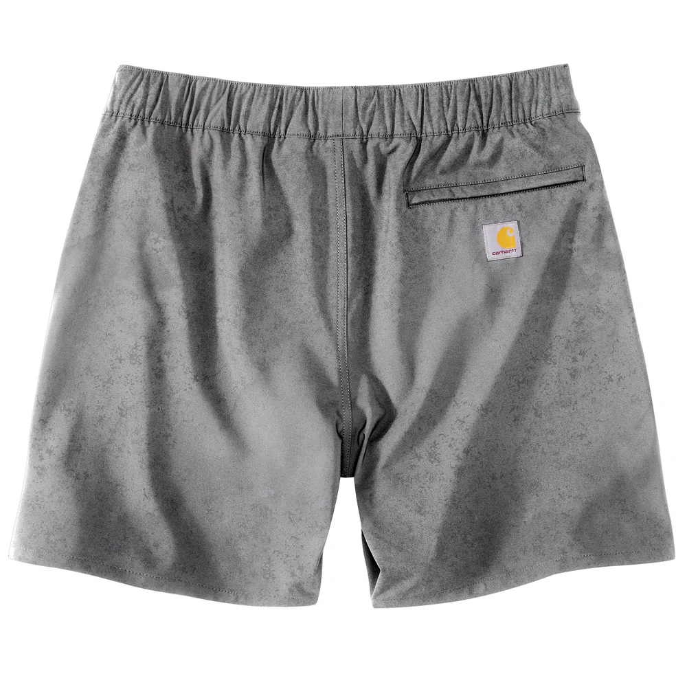 Force Sun Defender Relaxed Fit Pull-On Short - EB0-Steel Watercolor Camo | Carhartt 106843