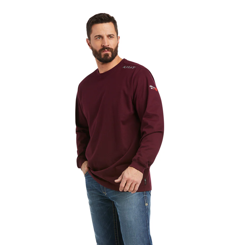 FR ALPHA GRAPHIC LONG-SLEEVE SHIRT - 600-Red | Ariat 10037437 - Image 2