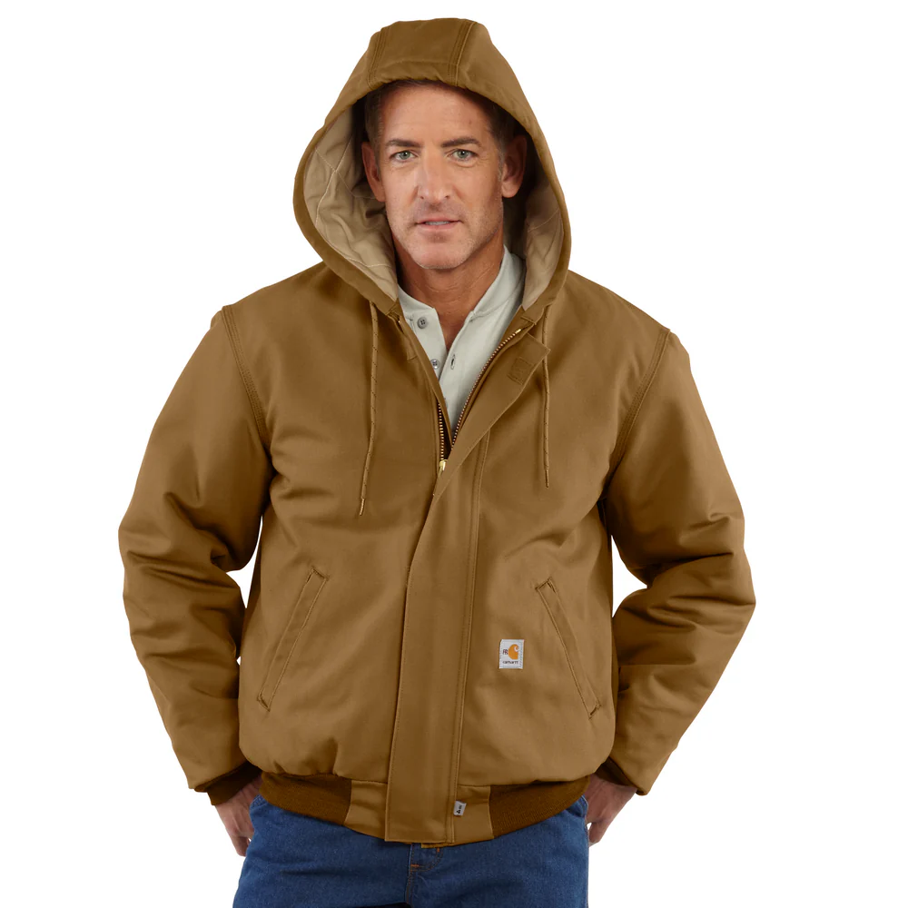 FR DUCK ACTIVE JAC - 211-Carhartt Brown | Carhartt 101621 - Image 4