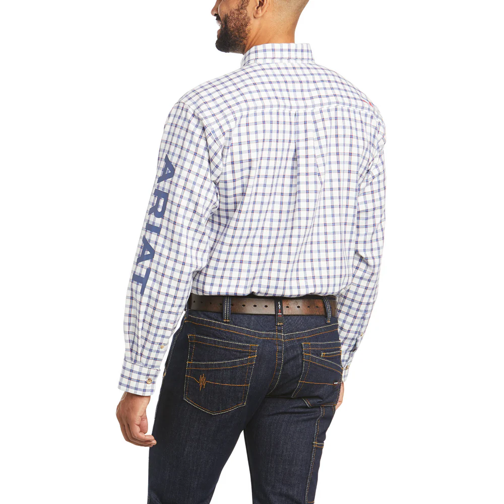 FR FRANKO TEAM WORK SHIRT - 100-White | Ariat 10035354 - Image 2