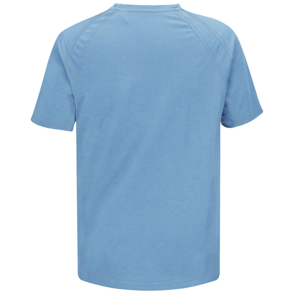FR IQ SERIES COMFORT KNIT SHORT SLEEVE T-SHIRT - BL-Blue | Bulwark QT30 - Image 2
