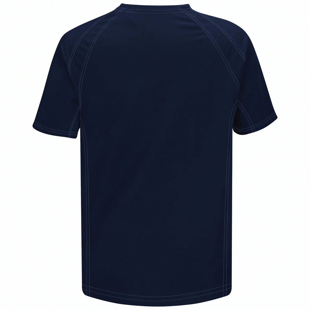 FR IQ SERIES COMFORT KNIT SHORT SLEEVE T-SHIRT - DB-Dark Blue | Bulwark QT30 - Image 2