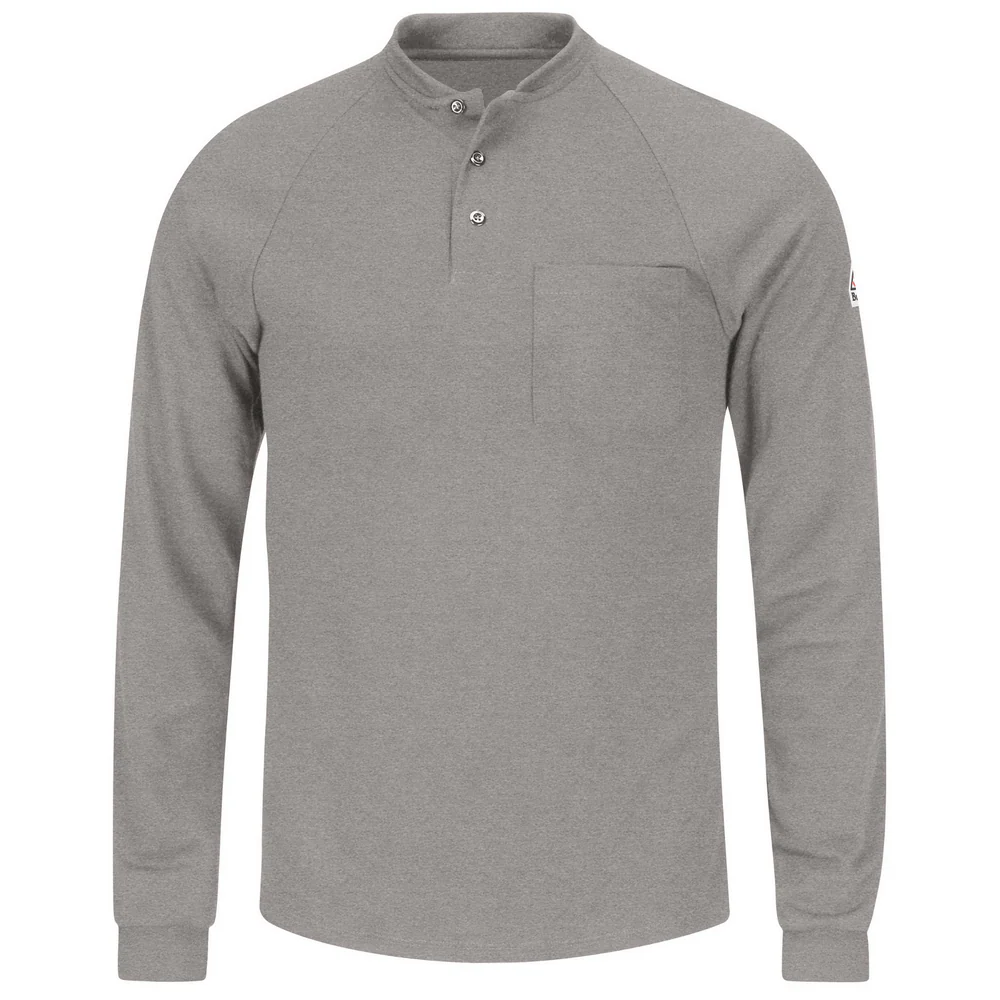 FR LIGHTWEIGHT HENLEY - GY-Grey | Bulwark SML2