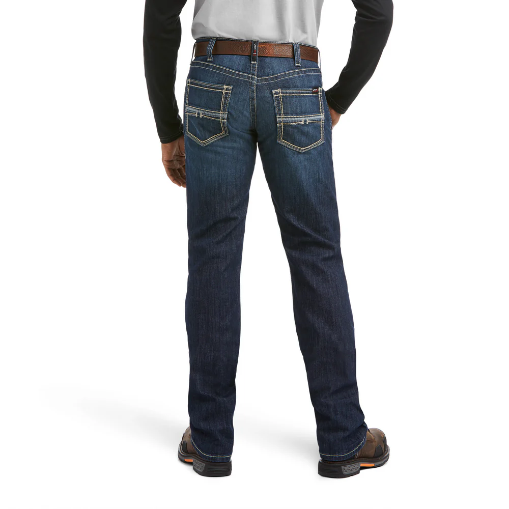FR M5 DURALIGHT STRETCH COLTRANE STRAIGHT JEAN - 400-Blue | Ariat 10036687 - Image 2