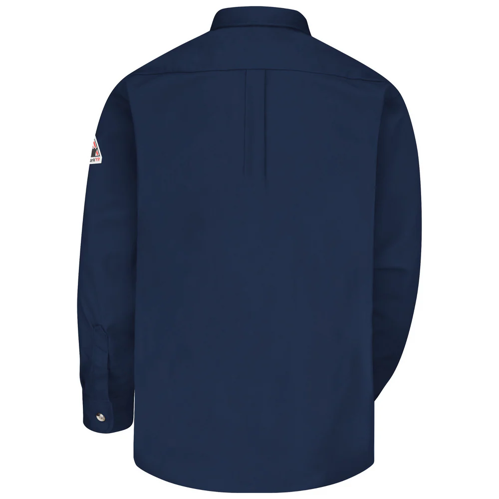 FR MIDWEIGHT DRESS UNIFORM SHIRT - NV-Navy | Bulwark SLU2 - Image 2