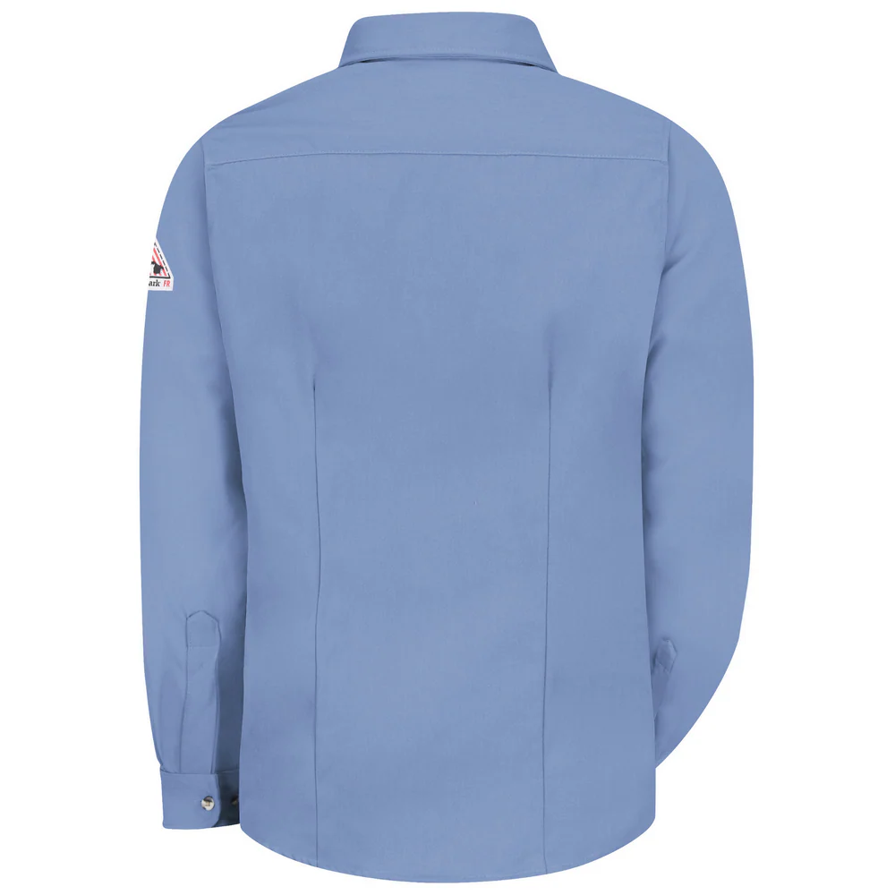 FR MIDWEIGHT UNIFORM DRESS SHIRT - LB-Light Blue | Bulwark SMU3 - Image 2