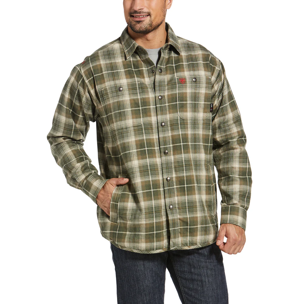FR MONUMENT SHIRT JACKET - 100-White | Ariat 10032944