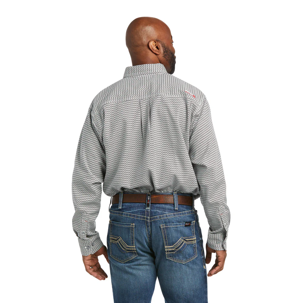 FR PETRY DURASTRETCH LONG-SLEEVE WORK SHIRT - 020-Gray | Ariat 10037720 - Image 2