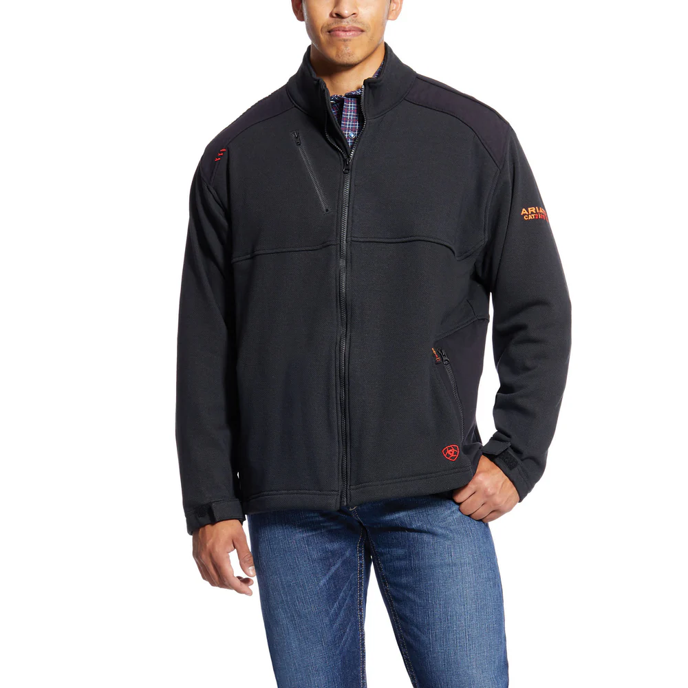 FR POLARTEC PLATFORM JACKET - 001-Black | Ariat 10018150