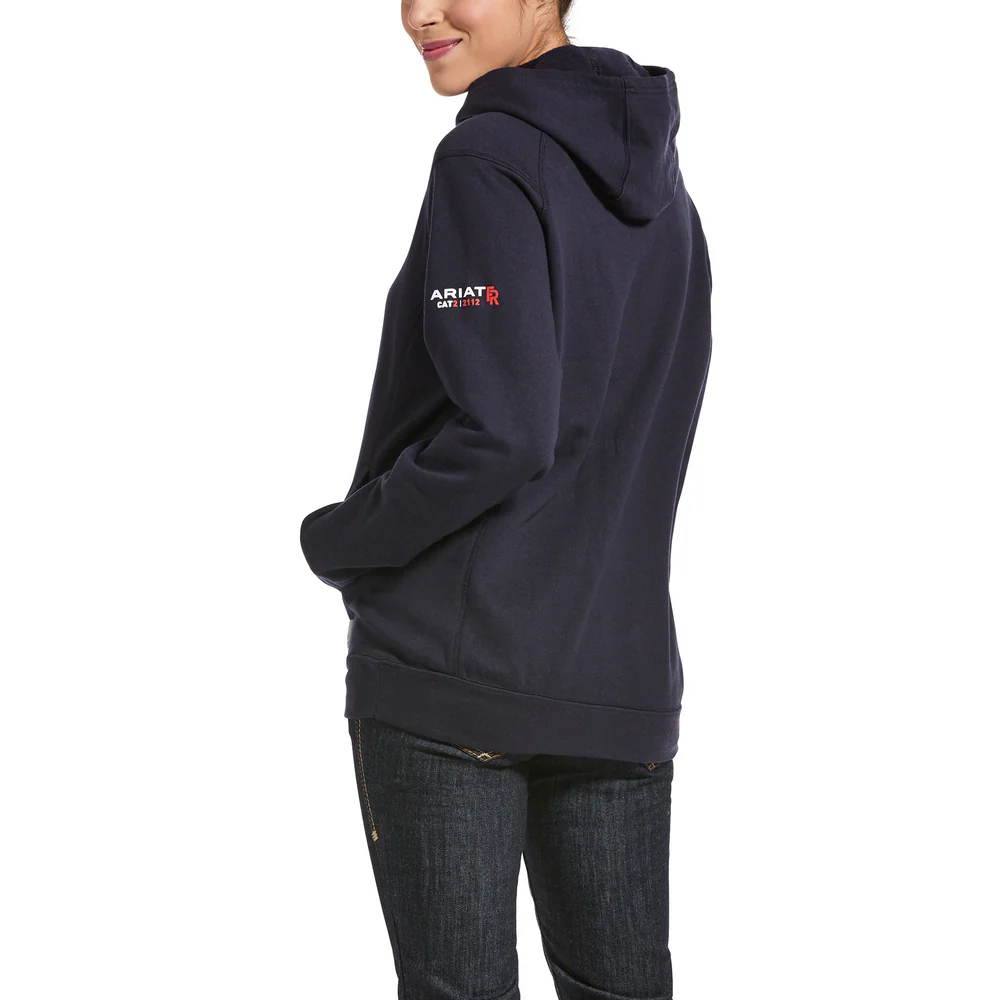 FR REV PULLOVER HOODED SWEATSHIRT - 400-Blue | Ariat 10032833 - Image 2