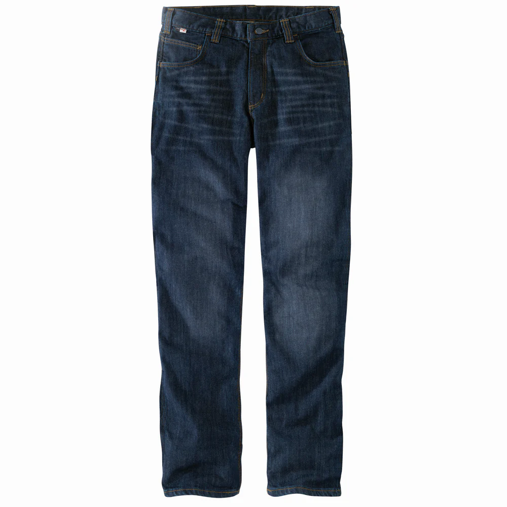 FR RUGGED FLEX RELAXED FIT 5-POCKET TAPERED JEAN - MDO-Midnight Indigo | Carhartt 105172