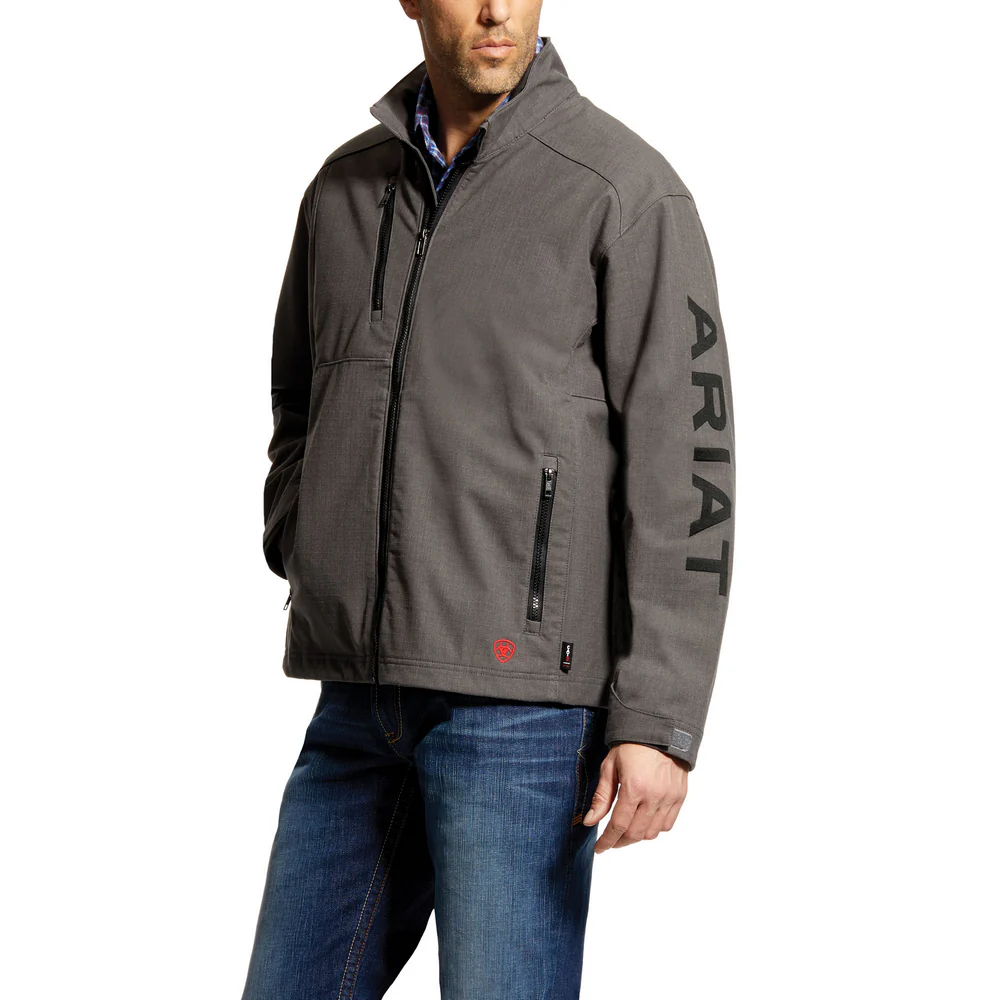 FR TEAM LOGO JACKET - 020-Gray | Ariat 10027870