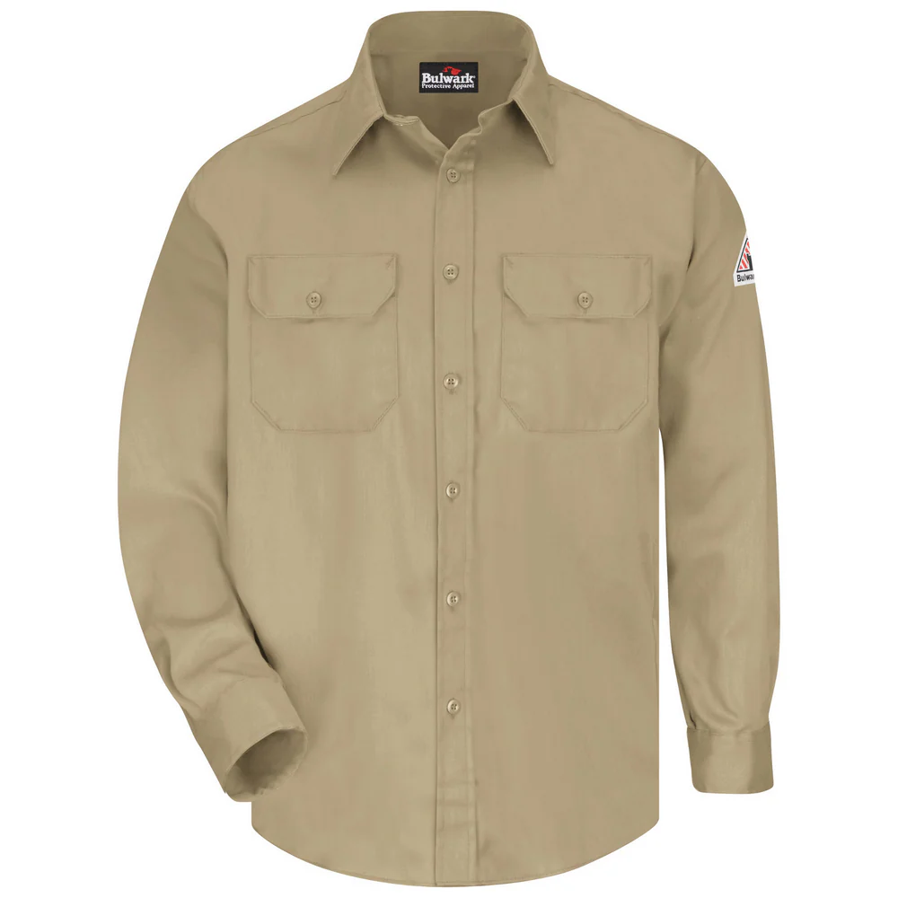 FR UNIFORM SHIRT - KH-Khaki | Bulwark SLU8