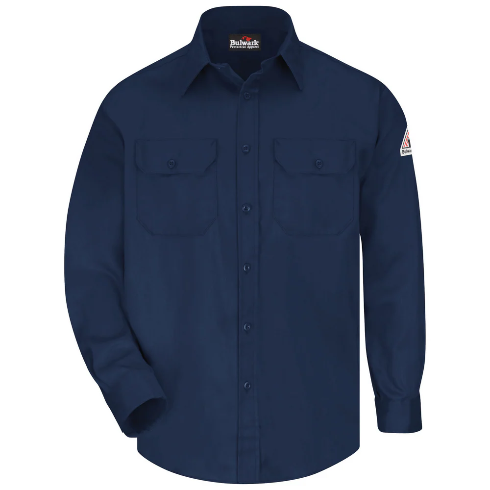 FR UNIFORM SHIRT - NV-Navy | Bulwark SLU8