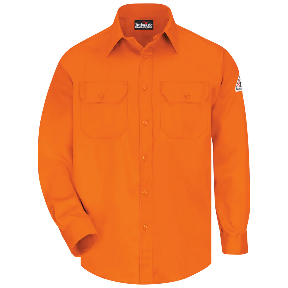 FR UNIFORM SHIRT - OR-Orange | Bulwark SLU8